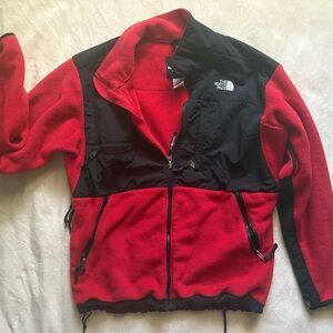 Mens TNF The North Face 1995 Retro Denali Full Zip Heavy Fleece Jacket Fiery Red